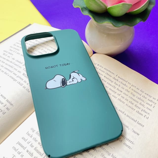 Snoopy Dog Printed Cases for iPhone 14 Series in India Hanging