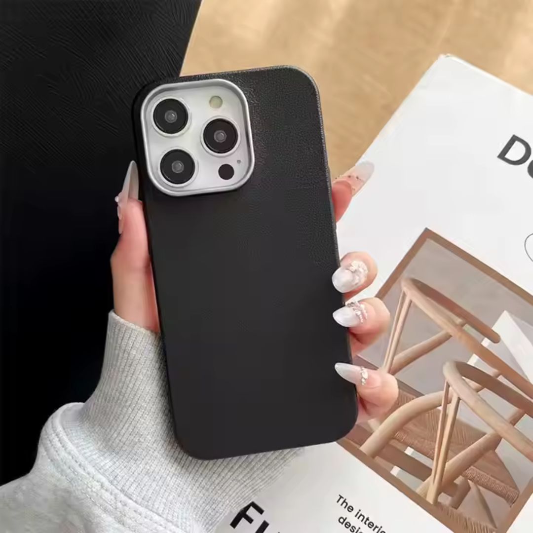 Discover the ultimate blend of elegance and protection with our Leather Pattern Soft Silicone iPhone Cover. Compatible with iPhone 11-16 series. Stylish, durable, and lightweight. Buy now in India!