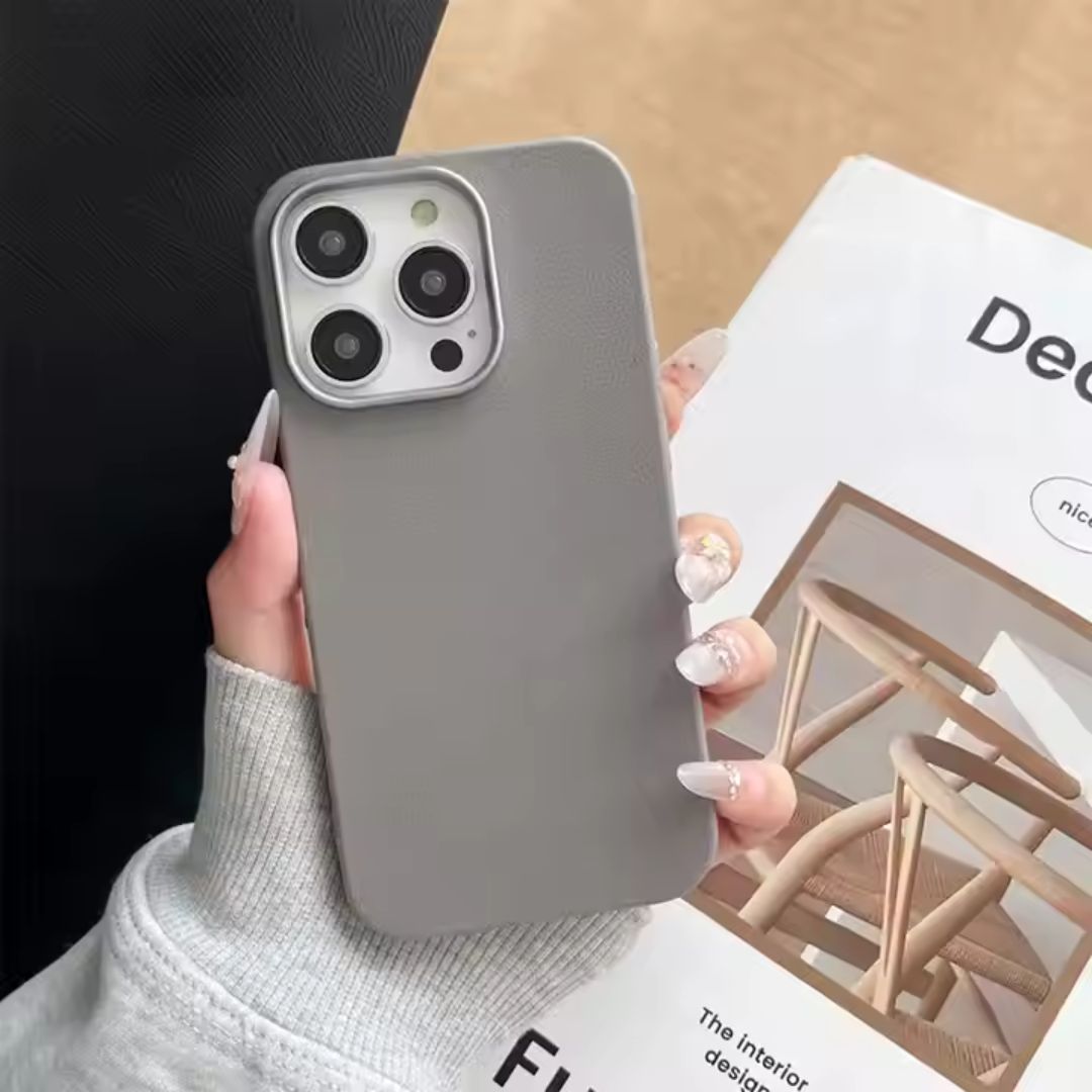 Discover the ultimate blend of elegance and protection with our Leather Pattern Soft Silicone iPhone Cover. Compatible with iPhone 11-16 series. Stylish, durable, and lightweight. Buy now in India!