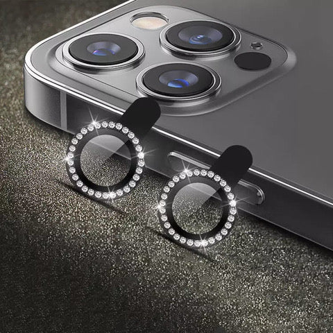 Diamond Studed Camera Lense Protector Ring For iPhone 12