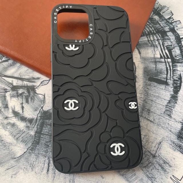 C H A N E L 3D design Silicone Iphone Case For 11 12 13 series