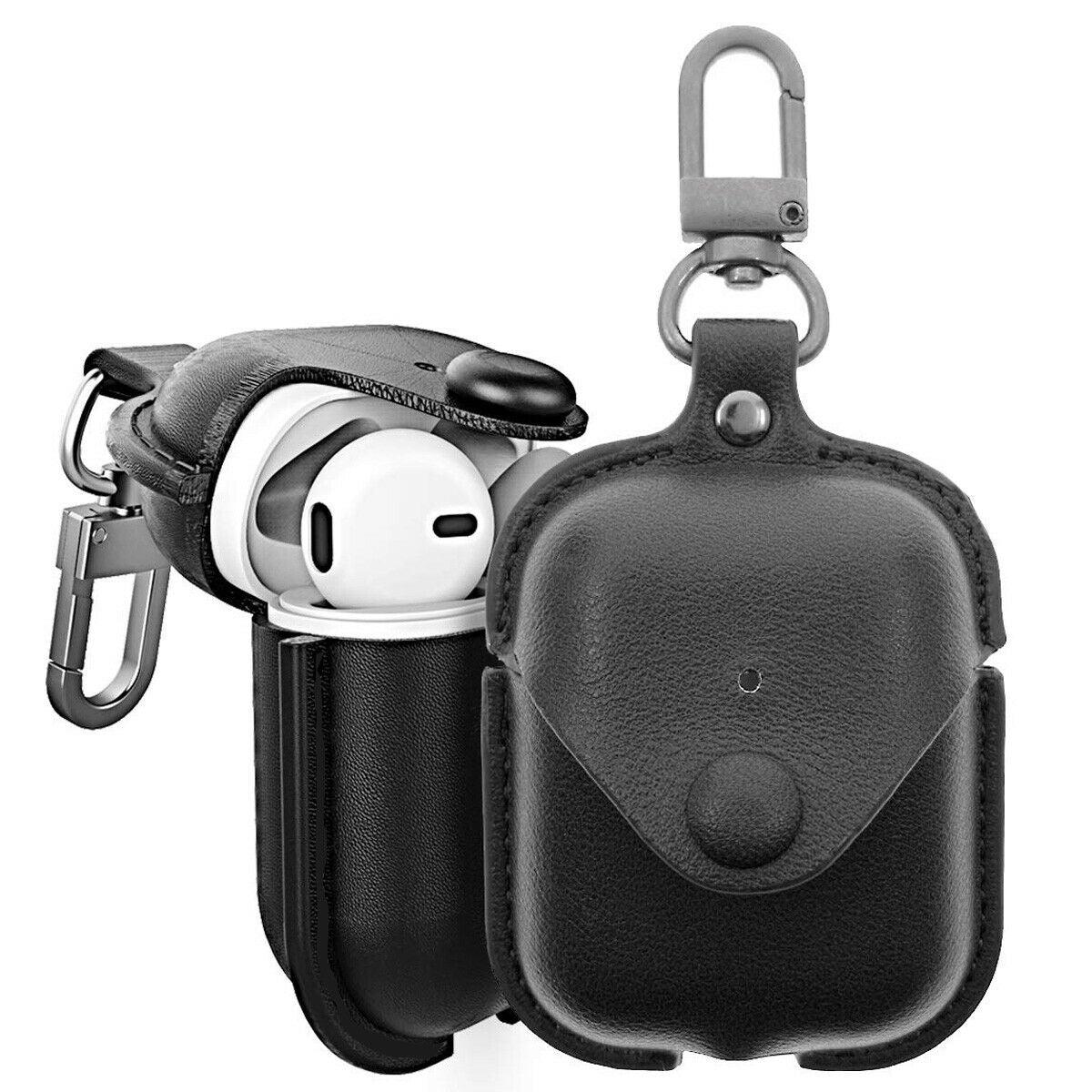 Houtoy Luxury Designer Airpods Case with Keychain Leather Airpod Cover for Air  Pods Case 1/2 (Airpods 1/2): Buy Online at Best Price in UAE 