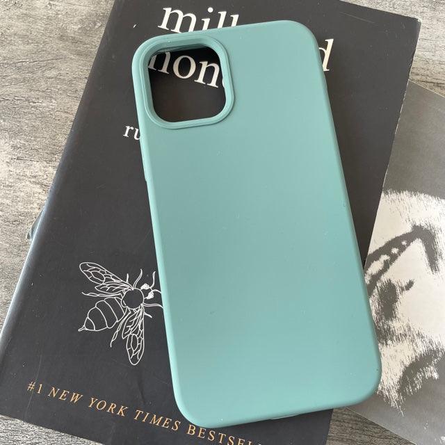 iPhone 12 12 Pro Liquid Silicone Case Cover