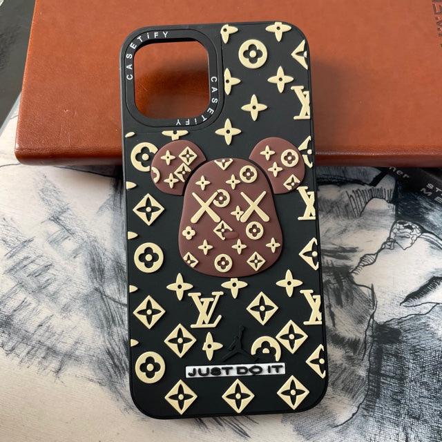 Soft LV Leather Back Case Cover For Iphone 12 – Casecart India