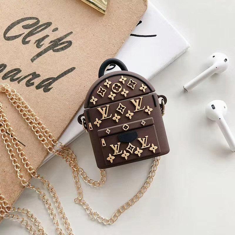 LV Backpack Silicone AirPods Case Cover For Pro – Hanging Owl