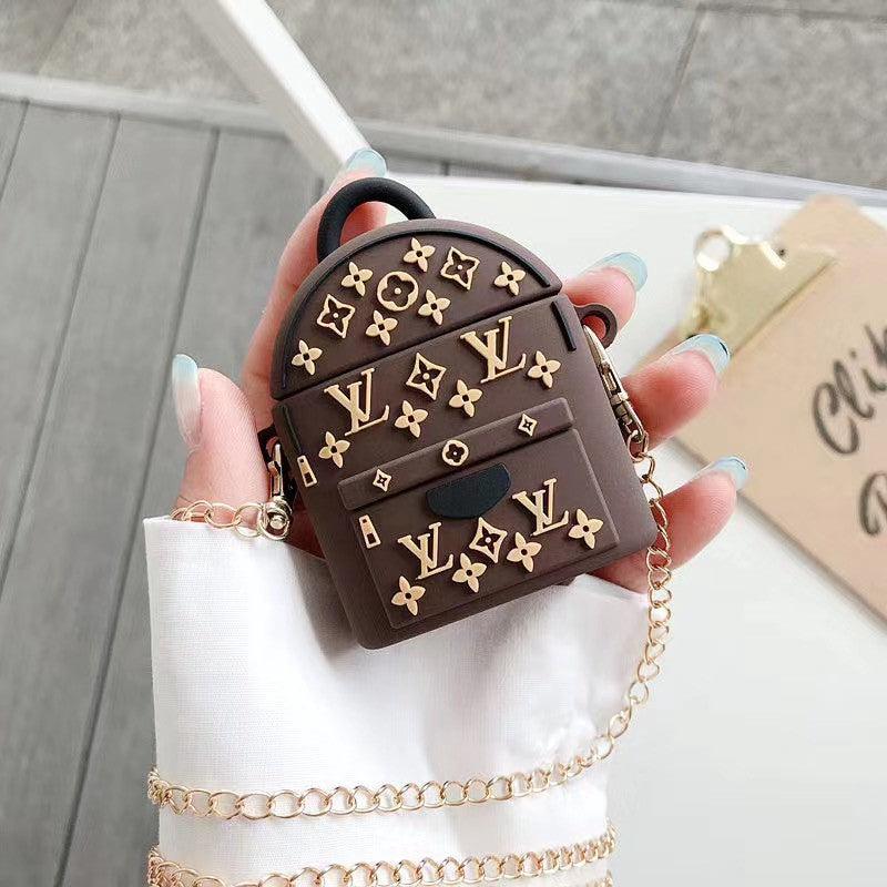 Fashion LV Backpack Airpods Pro Case Cover For Airpods 1/2 Generation Cover