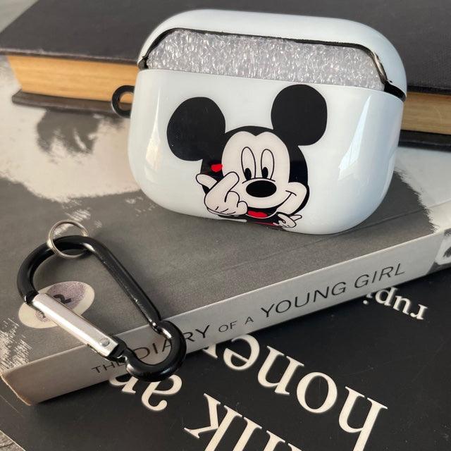 Mickey Mouse Glossy Silicone Case Cover For AirPods Pro