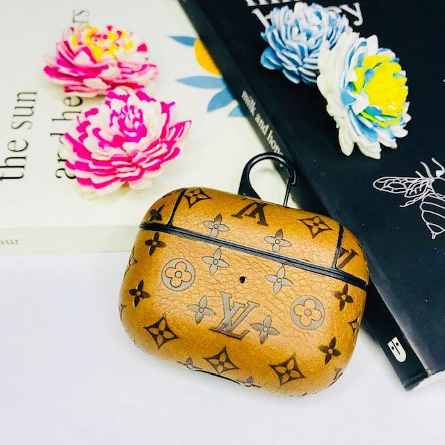 Monogram Lv Design leather AirPods Pro Case