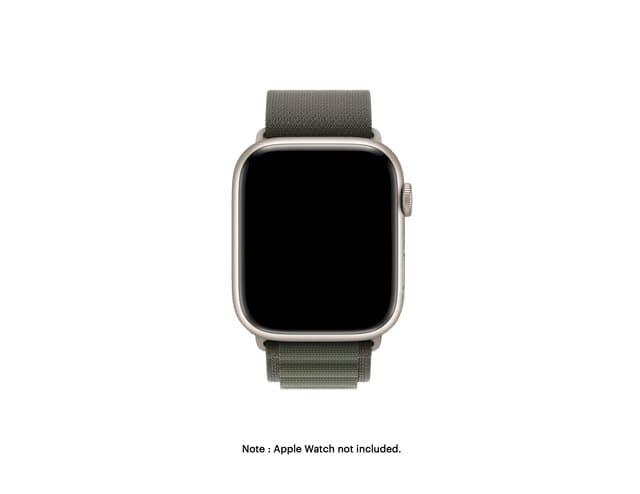 Apple Watch スポーツループ バンド カーキ 42 44 45 - ラバーベルト