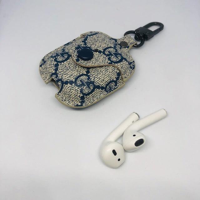 ROYAL DESIGNER POUCH BUTTON LEATHER AIRPODS CASES - Hanging Owl  India